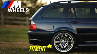 How to make M3 wheels fit on a non-M e46. Rolling fender to fit style 67 wheels.