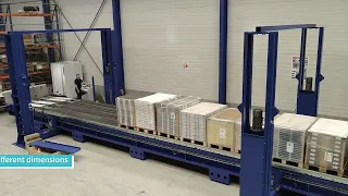 Skateloader truck container loading systems with buffer system