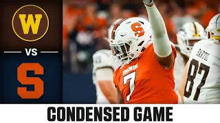 Western Michigan vs. Syracuse Condensed Game | 2023 ACC Football