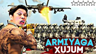 ARMIYADAN▪️LAZERNIY SAMALYOT UXLATDIM▪️GTA 5 UZBEK TILIDA▪️UZBEKCHA LETSPLAY