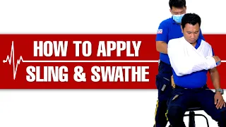 How to apply Sling and Swathe for a patient who has a possible fracture or deformities in the Arm