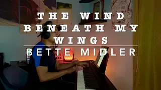 The Wind Beneath My Wings (Piano Cover) with Lyrics / Karaoke || Bette Midler