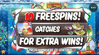 Christmas Big Bass Bonanza 🎄Free Spins 🎄 Big, Mega & Epic Win