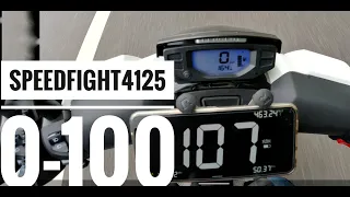Peugeot Speedfight 4 125 | 0-100 | Beschleunigung | Test