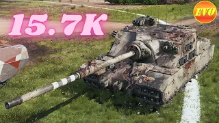 Tortoise 15.7K Damage + block 8 Kills World of Tanks