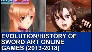 Evolution/History Of Sword Art Online Games (2013-2018)