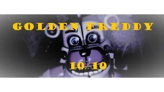 Five Nights at Freddy''s Sister Location - GOLDEN FREDDY MODE COMPLETE! (Hard)