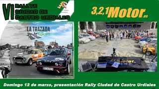 321 Motor en directo presentación Rallye Castro Urdiales