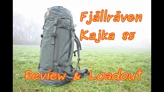 Review Fjällräven Kajka 85 Trekking-Rucksack & Wildnis Loadout in Lappland