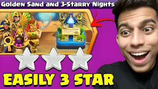 Easiest Way to 3 Star Golden Sand and 3 Starry Nights Challenge in Clash of Clans