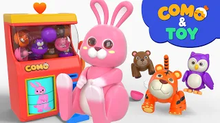 Como | Animal Slot machine 2 | Learn colors and words | Cartoon video for kids | Como Kids TV