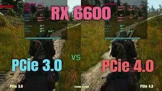 Pcie 3.0 vs 4.0 - AMD RX 6600