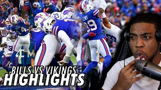 Bills vs Vikings | Week 10 2022 Game Highlights Reaction