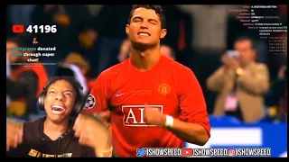 IShowSpeed Reacts To Ronaldo's Saddest Moments(Cries And End His Stream)💀
