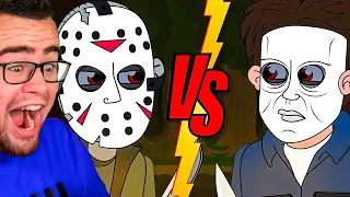 MICHAEL MYERS vs JASON VOORHEES Super Fight! (Reaction)