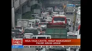 UB: Mga taga-Cavite, hirap makasakay pauwi araw-araw