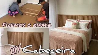 FAÇA VOCÊ MESMO - CABECEIRA | COMO FAZER RIPADO #DIY