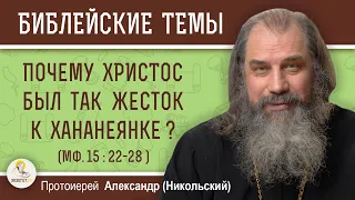 ПОЧЕМУ ХРИСТОС БЫЛ ТАК ЖЕСТОК К ХАНАНЕЯНКЕ (Мф. 5:22-28)?  Протоиерей Александр Никольский