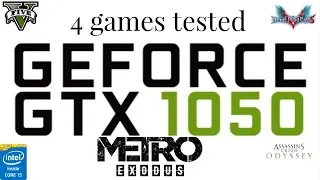 I5 2500 gtx 1050 4 games tested