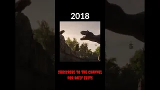 #Evolution of Jurassic Park 1993 vs 2001 vs 2018 #evolution #shorts #BadRomance