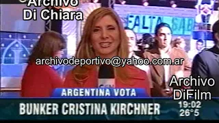 Cristina Kirchner es el nuevo Presidente de la Argentina 2007 V-02577 DiFilm