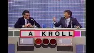Scrabble with Chuck Woolery and game show hosts Part 1