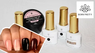 BORN PRETTY PR - Trying Jelly Nude Gel Polish, Jelly Color Changing Gel, Quick Extension Gel...