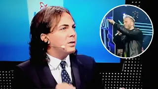 CRISTIAN CASTRO confronta a NOEL SCHAJRIS | Programa "Me pongo de pie" | 2015