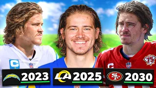I Played the ENTIRE Career of JUSTIN HERBERT!