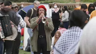 Pro-Palestinian protest at University of California, Los Angeles | AFP