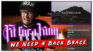 My FIRST TIME HEARING! | Fit For A King - Backbreaker (REACTION!!)