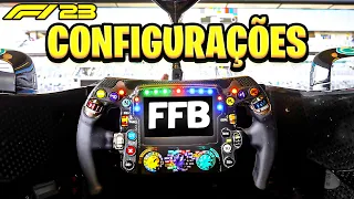 F1 23 - CONFIGURAÇÕES DE FORCE FEEDBACK, CÂMERA, AUDIO, ETC...