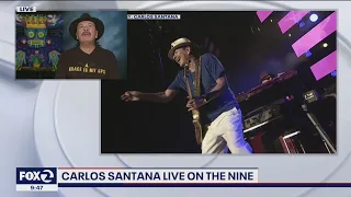 Carlos Santana discusses his upcoming album with Rob Thomas
