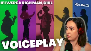 VOICEPLAY If I Were A Rich Man/Girl Feat. Ashley Diane | Vocal Coach Reacts (& Analysis)