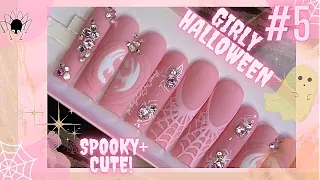 What she wanted vs. what she got Ep.5 Girly halloween nail art | How to make press on nails