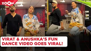 Virat Kohli & Anushka Sharma get MOBBED at a restaurant; Virushka's FUN dance video goes viral