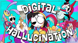 [1 HOUR] 【The Amazing Digital Circus Song】Digital Hallucination ft. Lizzie Freeman and more (Lyrics)