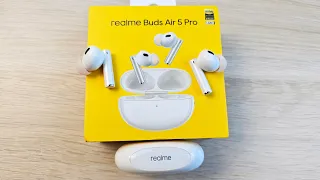 REALME BUDS AIR 5 PRO - КРУТЫЕ БЕСПРОВОДНЫЕ НАУШНИКИ С МОЩНЫМ ШУМОПОДАВЛЕНИЕМ!