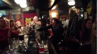 Irish song in irish pub.
