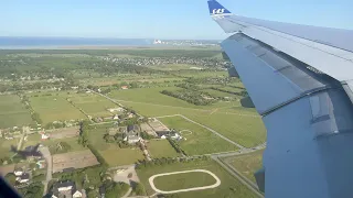 Copenhagen, Denmark - Landing at Copenhagen Kastrup Airport