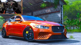 Jaguar XE SV PROJECT 8 - Forza Horizon 5 drive[Fanatec Steering Wheel CSL DD] Gameplay