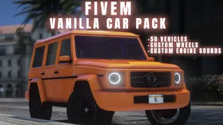 FiveM 50 Car + Sound + Wheel Pack  | Optimized Textures | Preview