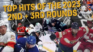 NHL Biggest Hits of the 2nd and 3rd Rounds 2023