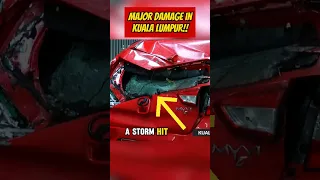 Storm Causes Significant Damage in Kuala Lumpur 😢 #shorts #short #shortsvideo #shortsnews