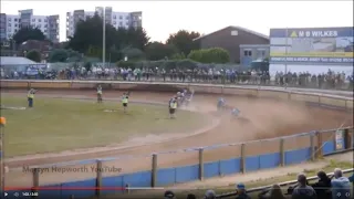 Scott Nicholls's lucky escape!! (stuck throttle)