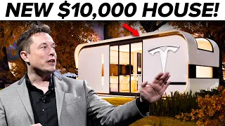 Tesla’s NEW $10,000 Tiny House For Sustainable Living!