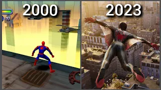Эволюция городов в играх про Человека-паука