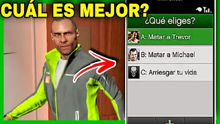 ✔️Que FINAL ELEGIR en GTA 5? - Que Misión Final hacer (Arriesgar tu vida, matar a Trevor o Michael?