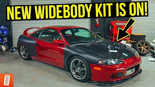 Building a Modern Day (Fast & Furious) 1998 Mitsubishi Eclipse GSX - Part 4 - Widebody Kit!