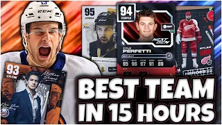 BUILDING THE BEST TEAM IN 15 HOURS OF HUT | NHL 24